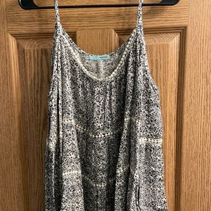 Maurices XL black and white cold shoulder blouse